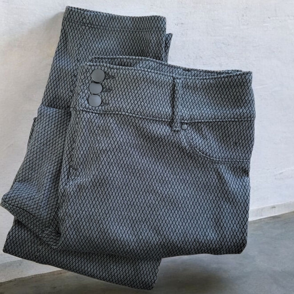 Patterned Stretch Pants - Picture 9 of 12